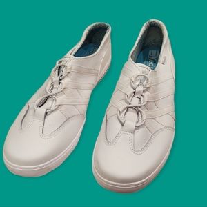 Womens Keds slip on elastic lace size 10 color white